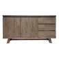 Stony 160cm Acacia Timber Buffet with Concrete Top - Grey - Cosy Abode