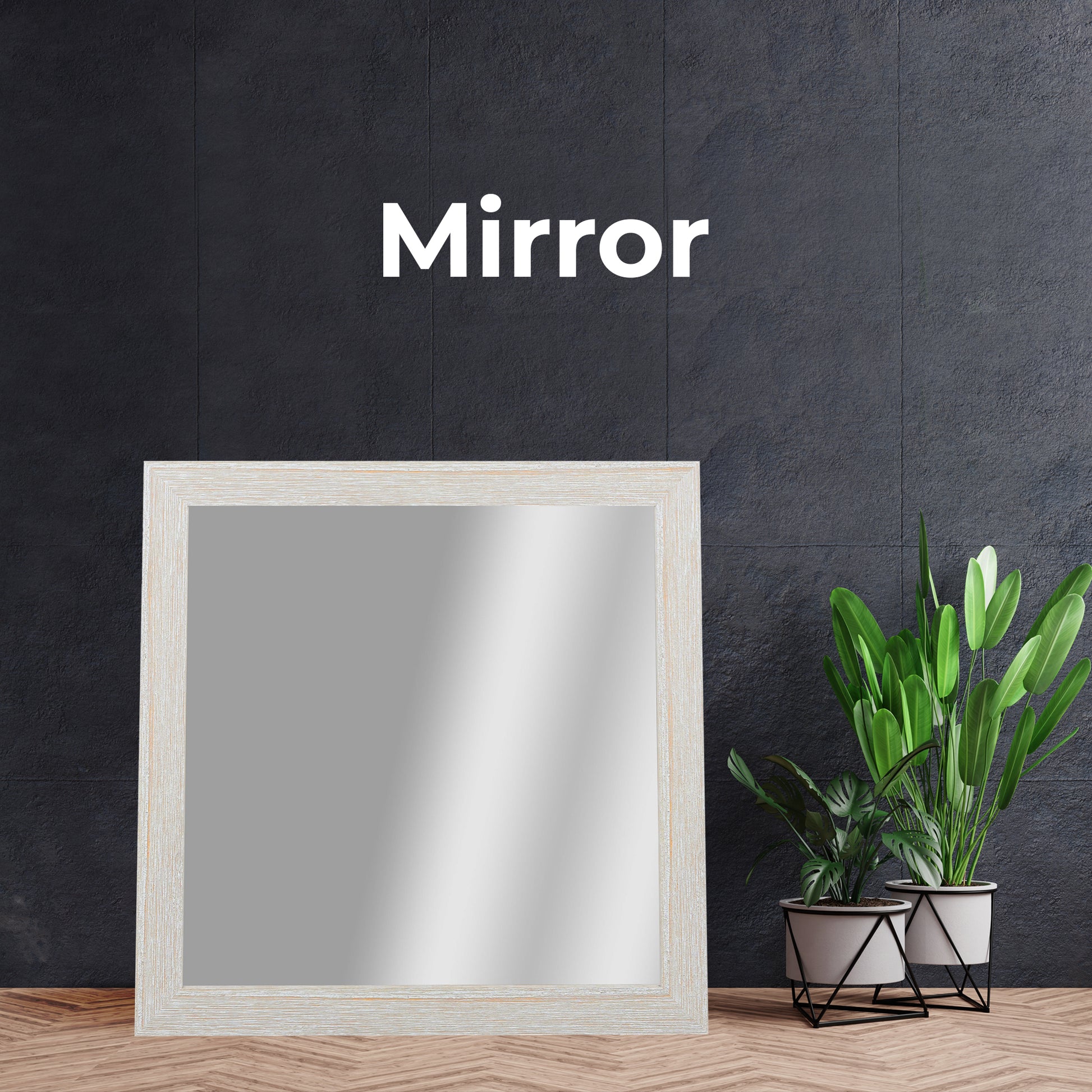 Foxglove Dresser Mirror Vanity Dressing Table Mountain Ash Wood Frame - White - Cosy Abode