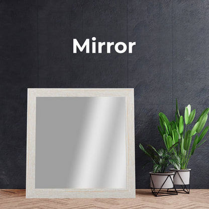 Foxglove Dresser Mirror Vanity Dressing Table Mountain Ash Wood Frame - White - Cosy Abode