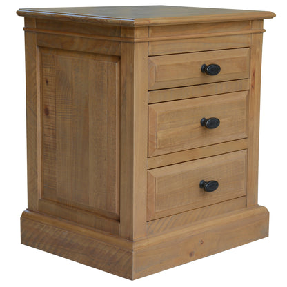 Jade 4pc Queen Bed Suite Bedside Tallboy Bedroom Furniture Package - Natural - Cosy Abode