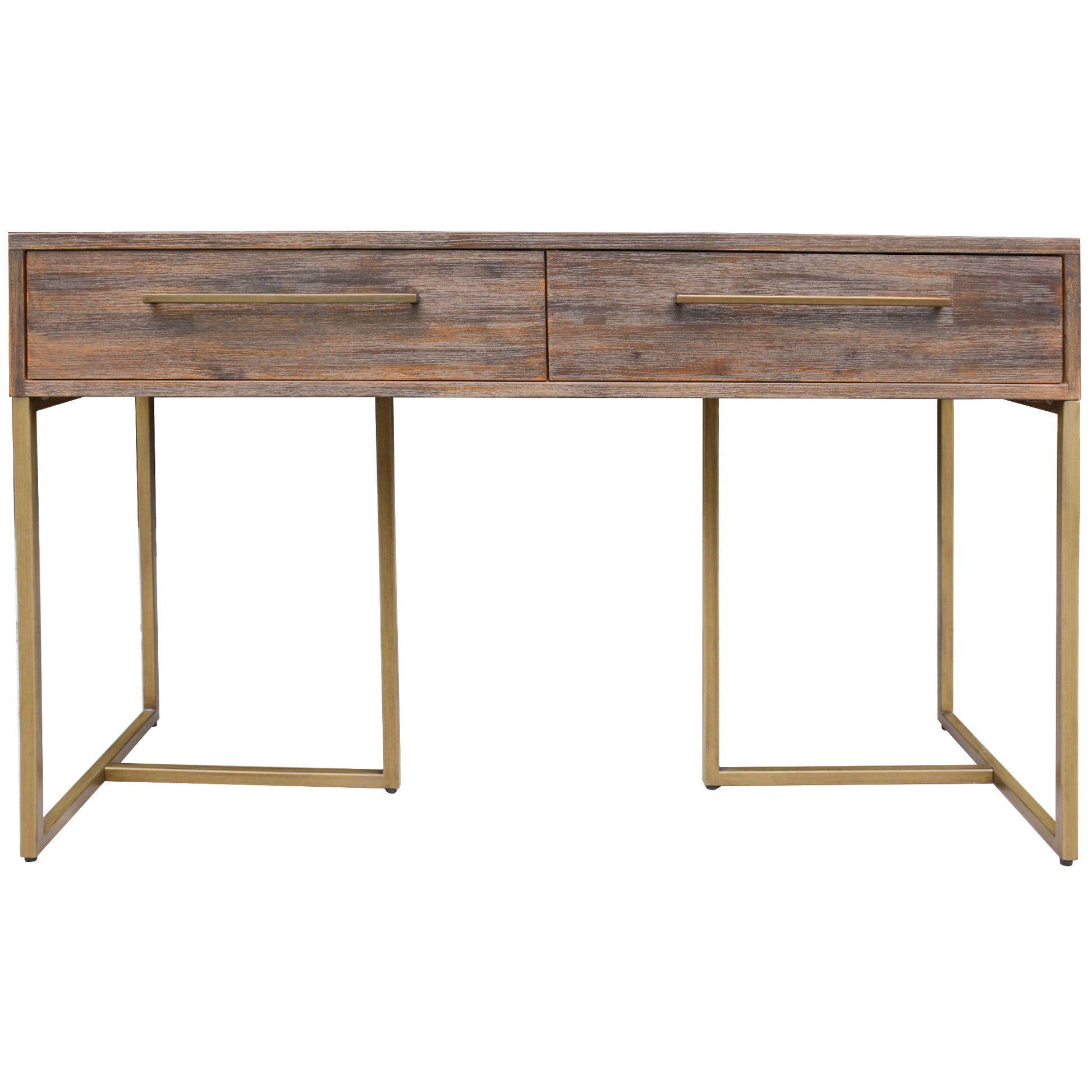 Tuberose Console Hallway Entry Table 120cm Solid Acacia Timber Wood - Brown - Cosy Abode