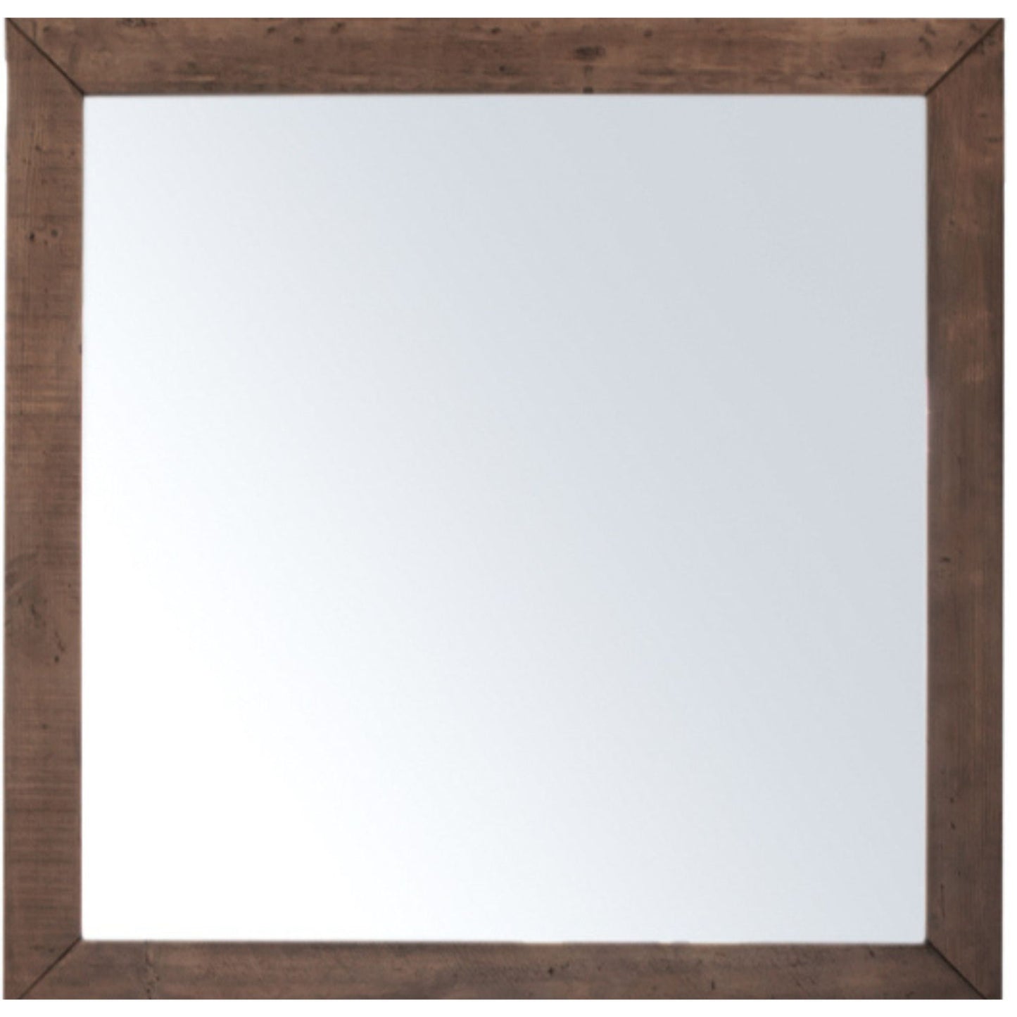 Catmint Dresser & Hall Mirror with Solid Pine Frame - Grey Stone 110cm x 110cm - Cosy Abode