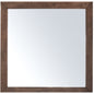 Catmint Dresser & Hall Mirror with Solid Pine Frame - Grey Stone 110cm x 110cm - Cosy Abode