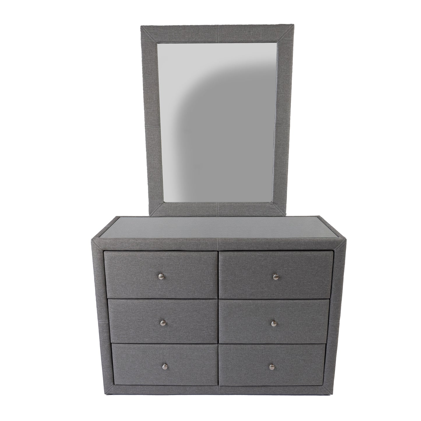 Molly Dresser Mirror For Vanity Dressing Table - Light Grey - Cosy Abode