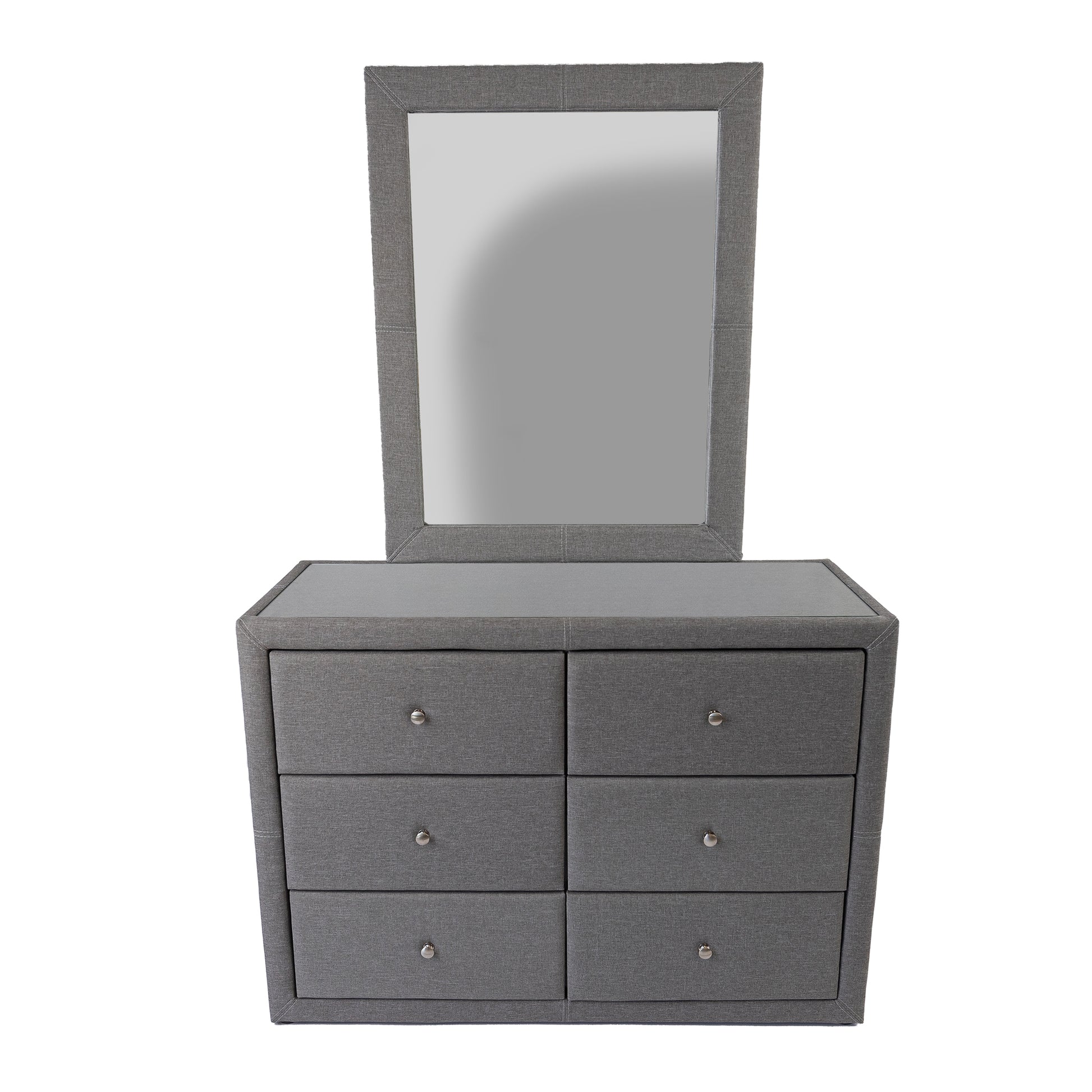 Molly Dresser Mirror For Vanity Dressing Table - Light Grey - Cosy Abode