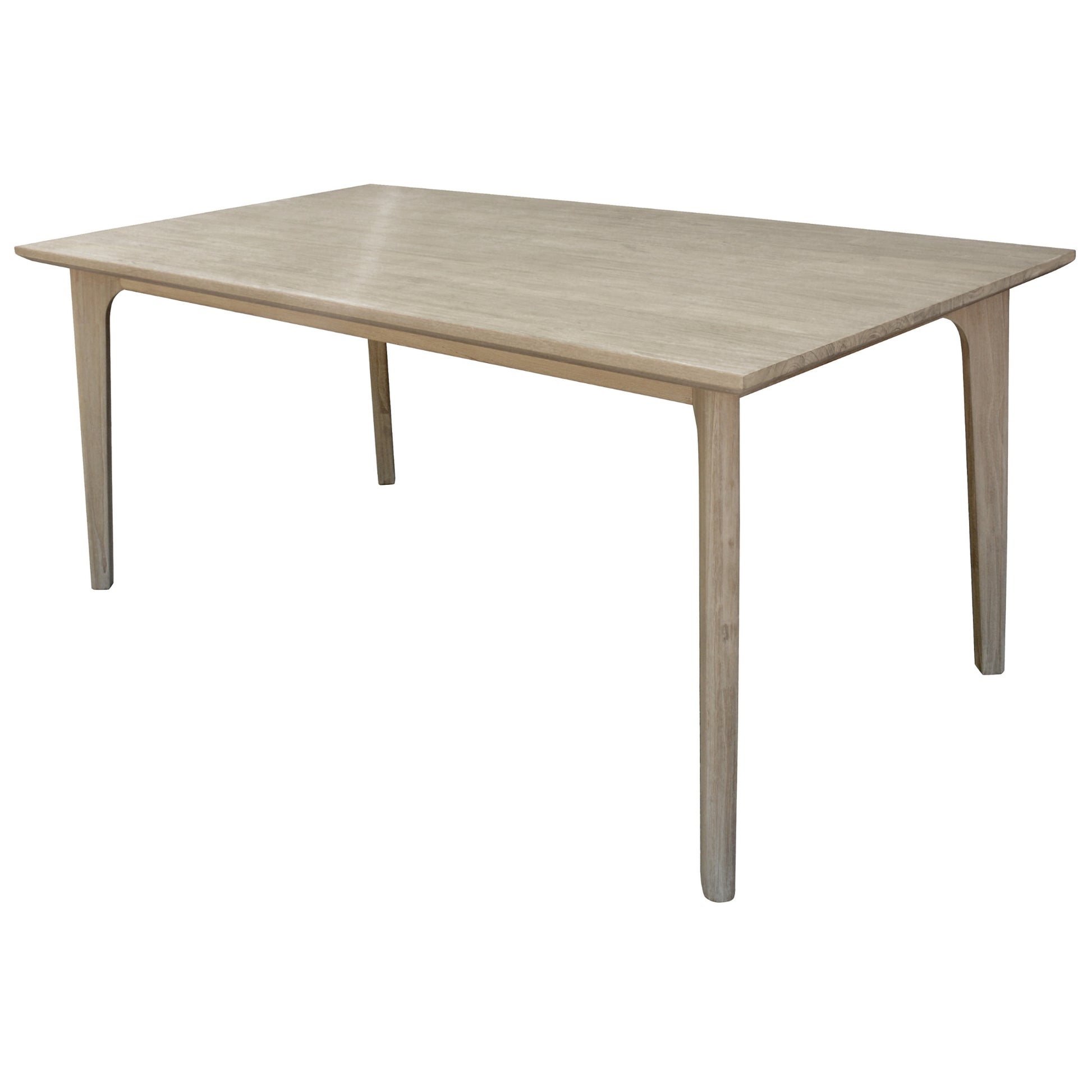 Tyler 7pc 180cm Dining Table Set Fabric Chair Solid Acacia Wood Brushed Smoke - Cosy Abode