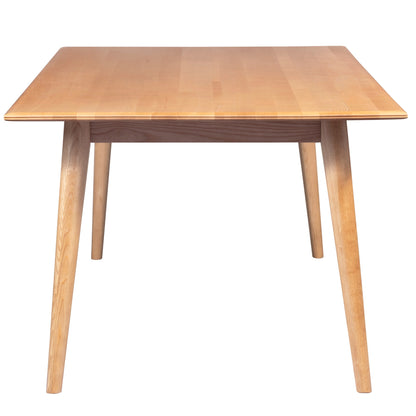 Emilio 9pc 210cm Dining Table Set Fabric Chair Solid Ash Wood Oak - Cosy Abode