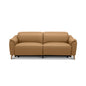 Inala 2.5 Seater Genuine Leather Sofa Lounge Electric Powered Recliner Latte - Cosy Abode