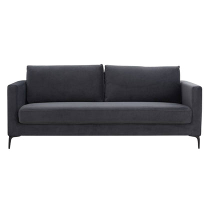 McKinley  3 + 4 Seater Sofa Set Fabric Uplholstered Lounge Couch Charcoal - Cosy Abode