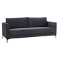 McKinley  3 Seater Sofa Fabric Uplholstered Lounge Couch Charcoal - Cosy Abode