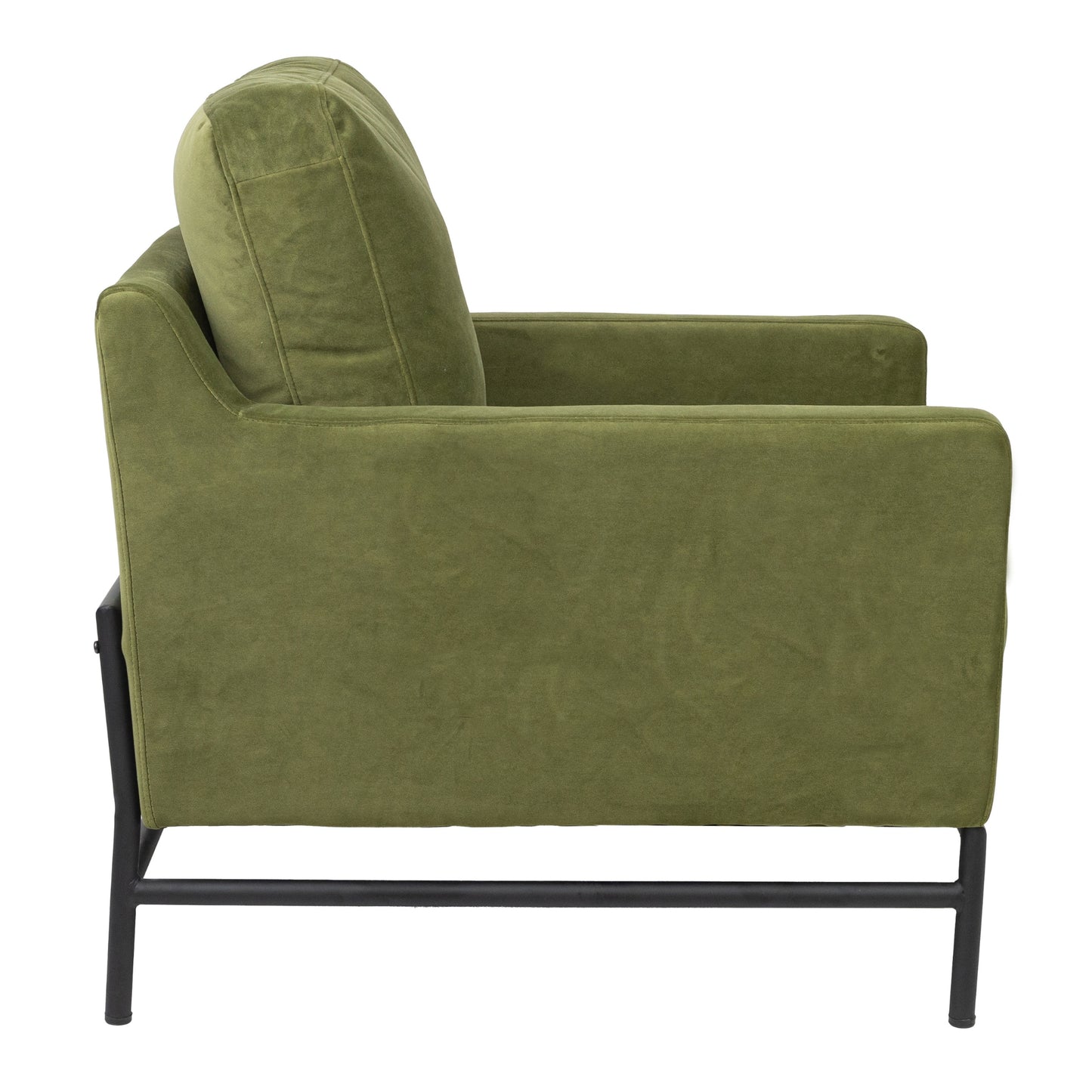Mylah Fabric Armchair Occasional Accent Arm Chair Green - Cosy Abode