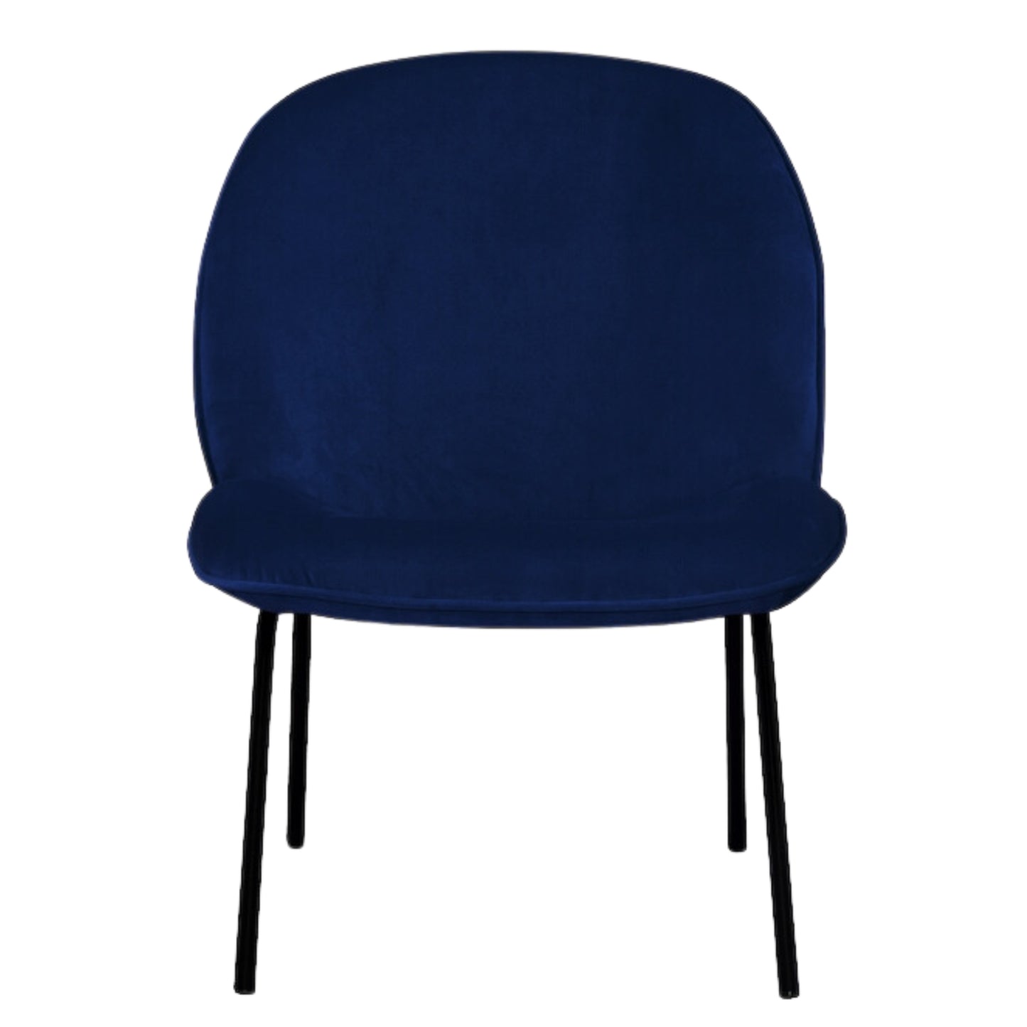 Giovanna Fabric Occasional Accent Chair Navy - Cosy Abode