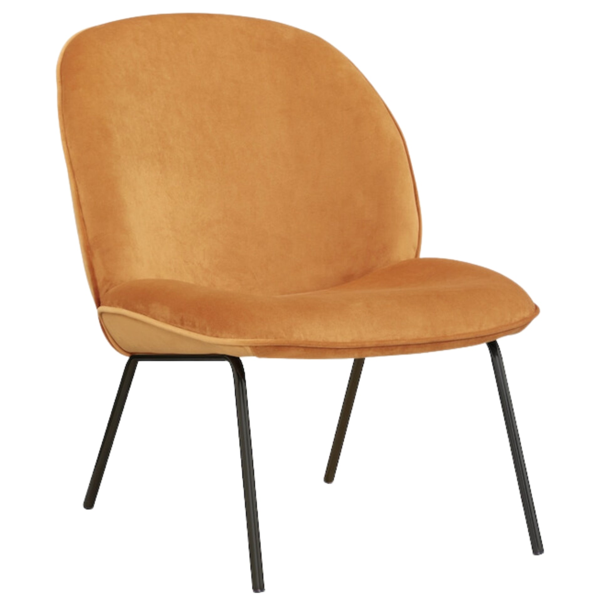 Giovanna Fabric Occasional Accent Chair Yellow - Cosy Abode