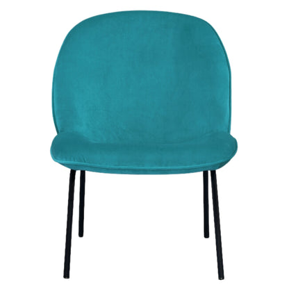 Giovanna Fabric Occasional Accent Chair Blue - Cosy Abode