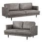 Rosie 2 + 3 Seater Sofa Set Fabric Uplholstered Lounge Couch Grey - Cosy Abode