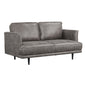 Rosie 2 Seater Sofa Fabric Uplholstered Lounge Couch Grey - Cosy Abode