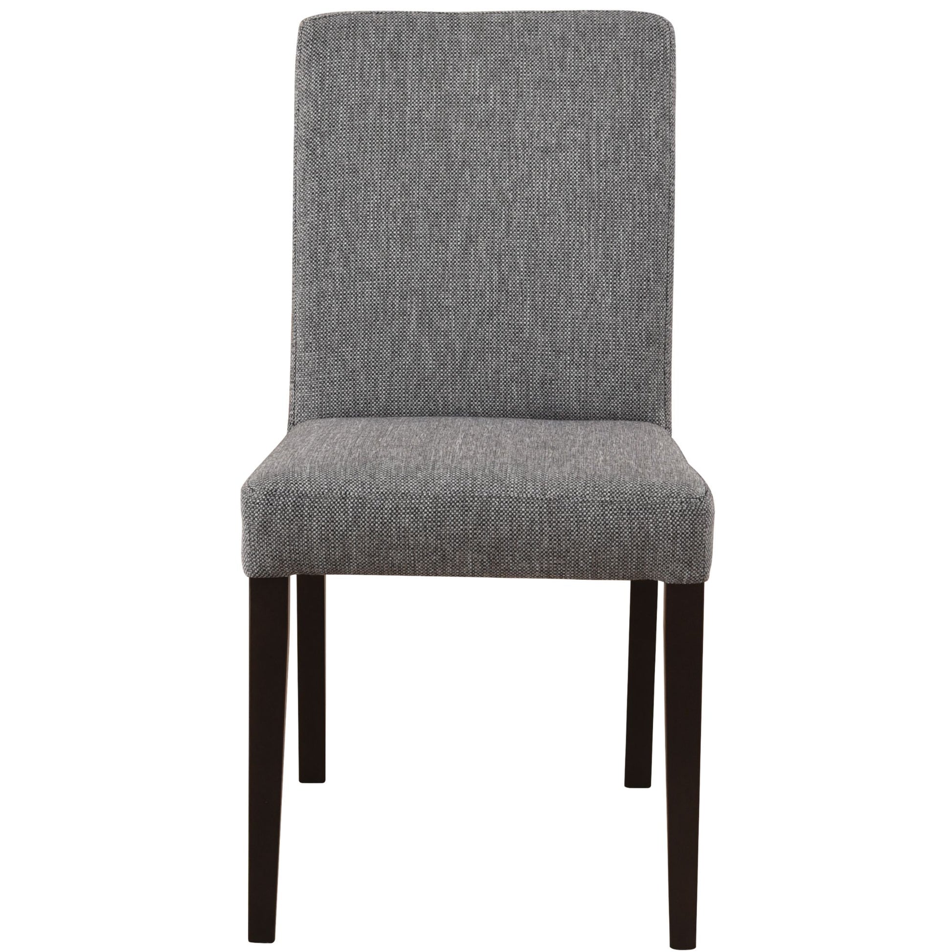 Catmint Dining Chair Set of 4 Fabric Upholstered Solid Acacia Wood - Granite - Cosy Abode