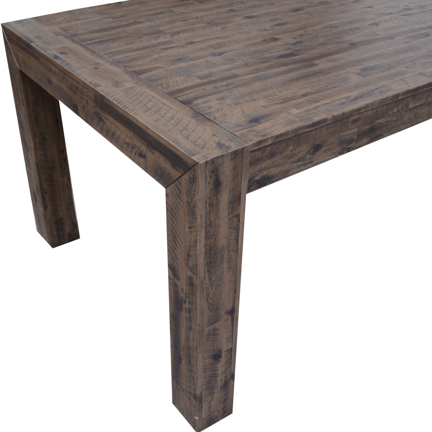 Catmint 7pc Dining Set 180cm Table with 6 Solid Wood Fabric Chair - Cosy Abode