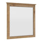 Jade Dresser Mirror Vanity Dressing Table Solid Wood Frame - Natural - Cosy Abode