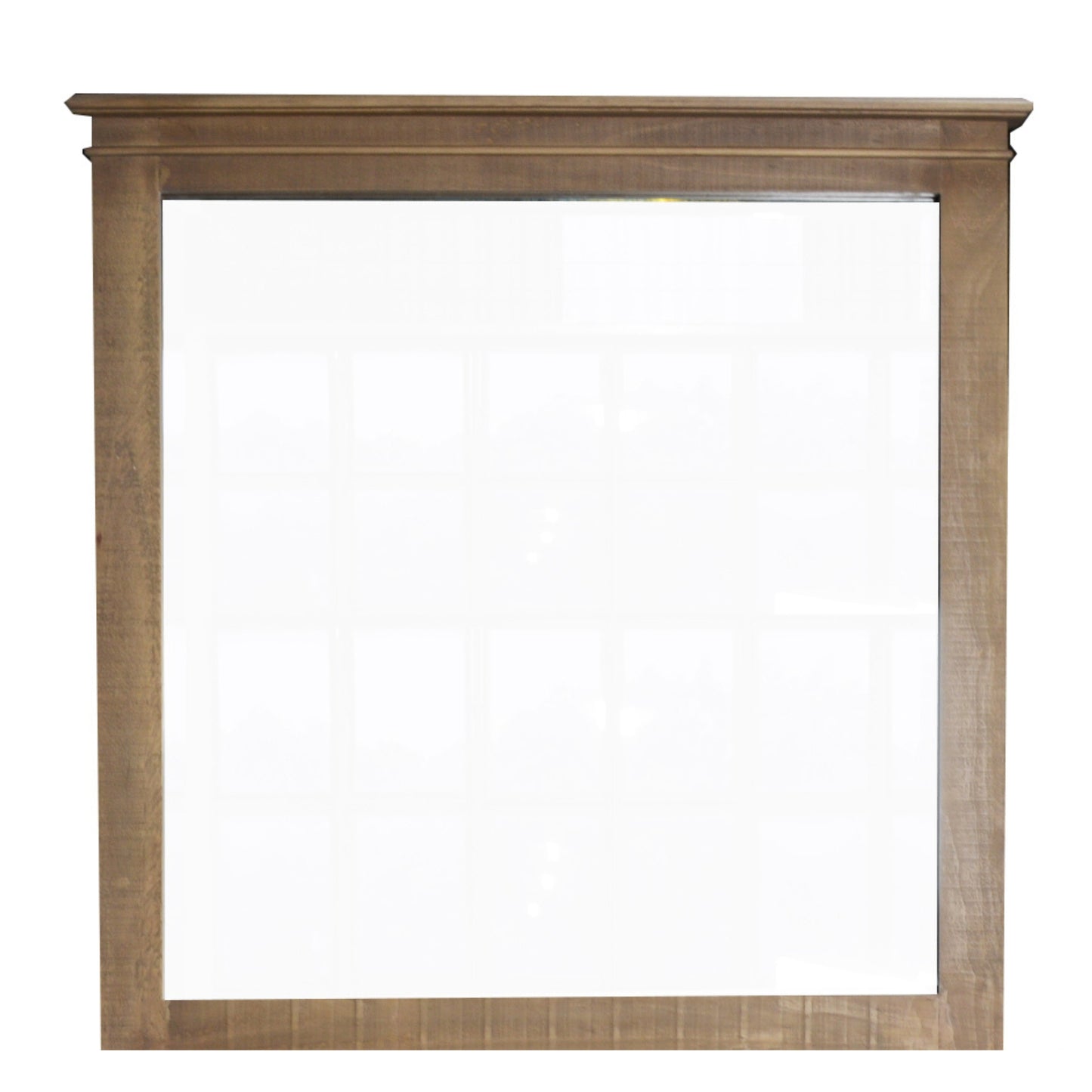 Jade Dresser Mirror Vanity Dressing Table Solid Wood Frame - Natural - Cosy Abode