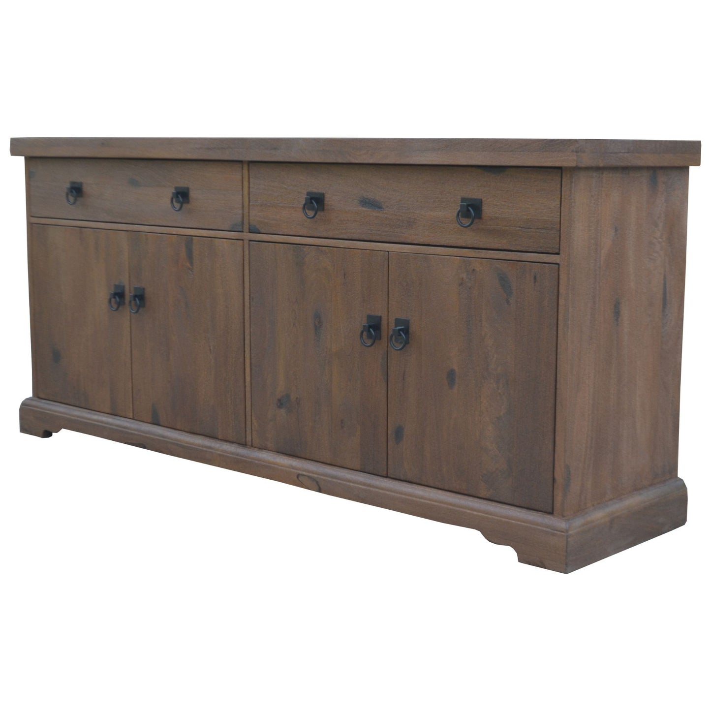 Florence  Buffet Table 180cm 2 Door 4 Drawer Solid Mango Timber Wood - Cosy Abode