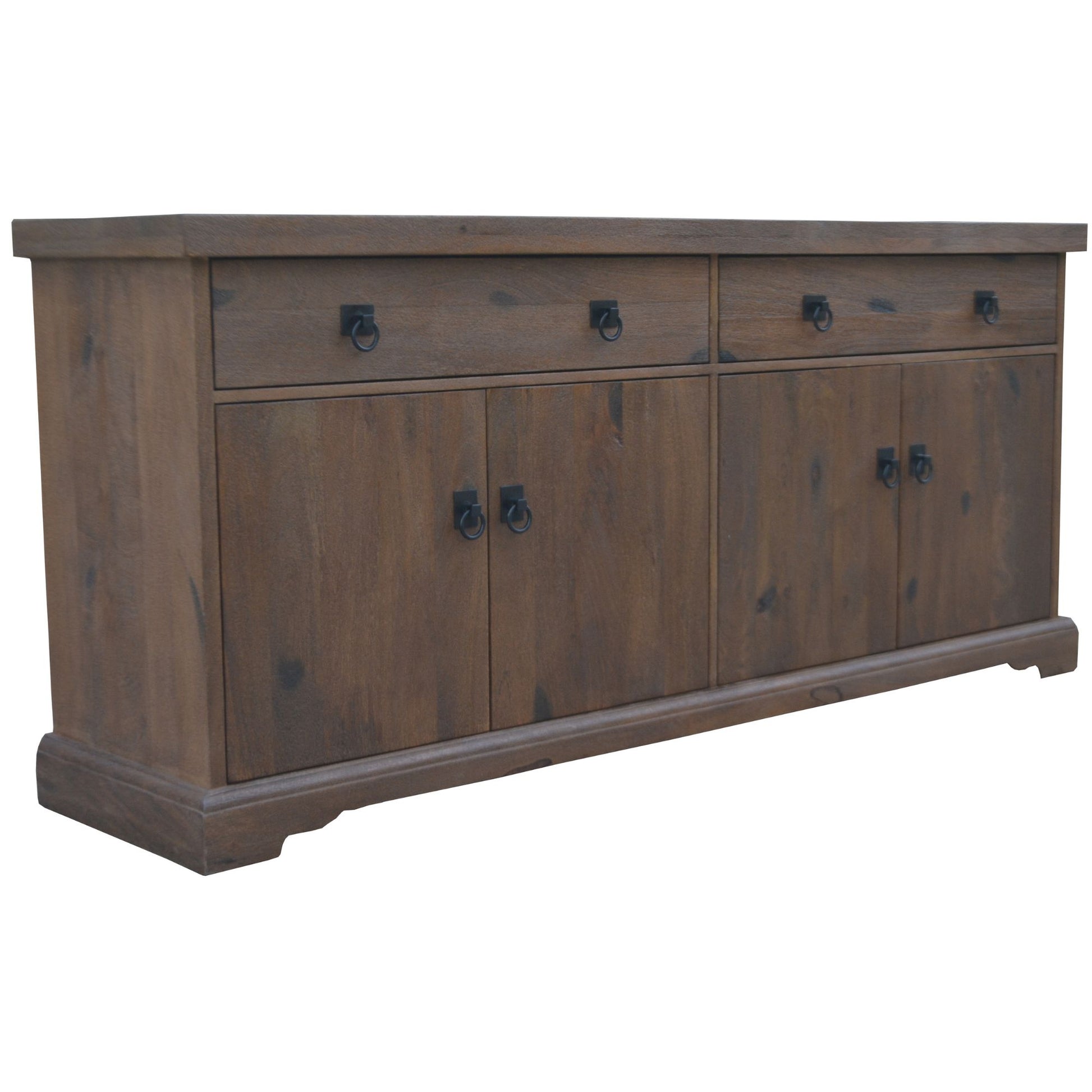 Florence  Buffet Table 180cm 2 Door 4 Drawer Solid Mango Timber Wood - Cosy Abode