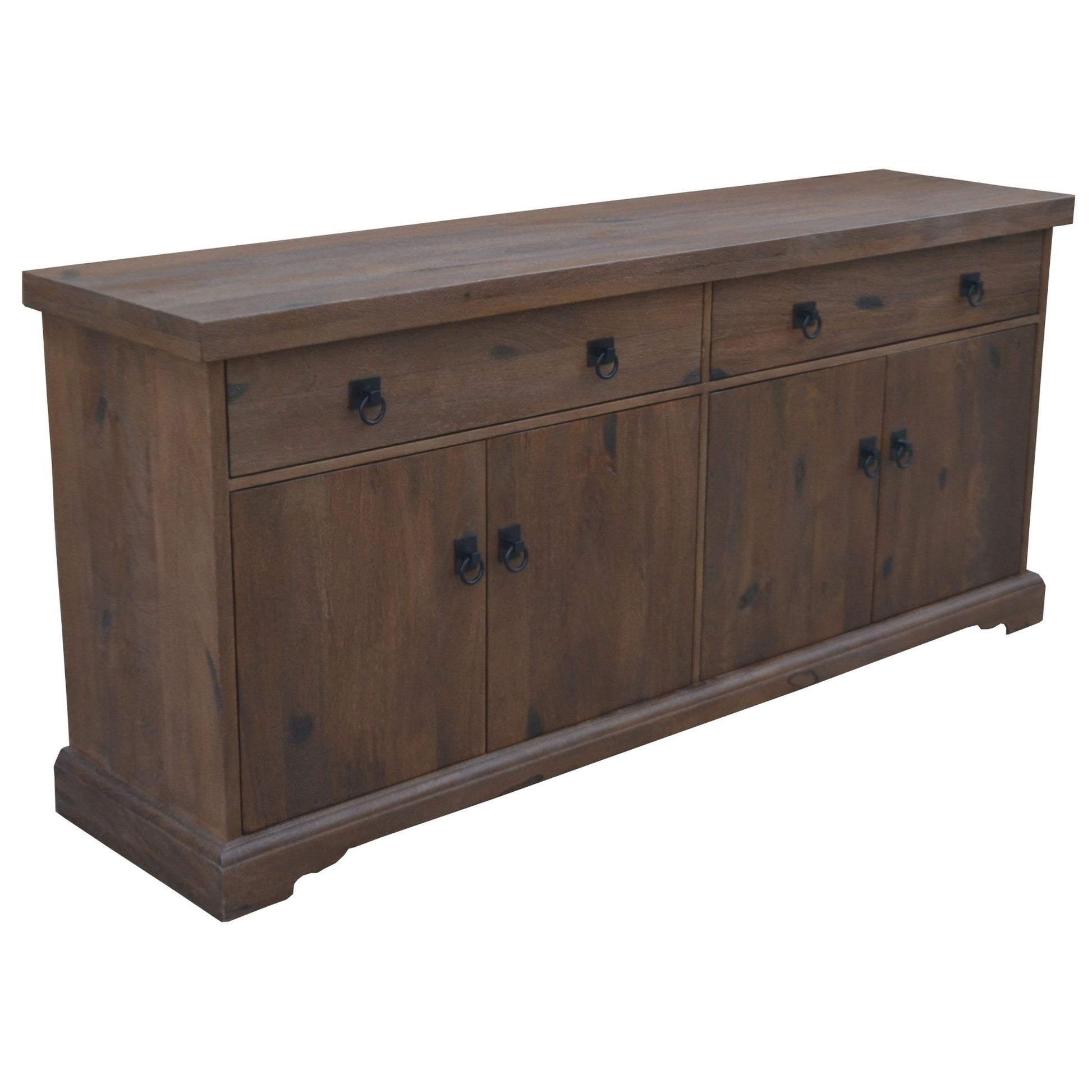 Florence  Buffet Table 180cm 2 Door 4 Drawer Solid Mango Timber Wood - Cosy Abode
