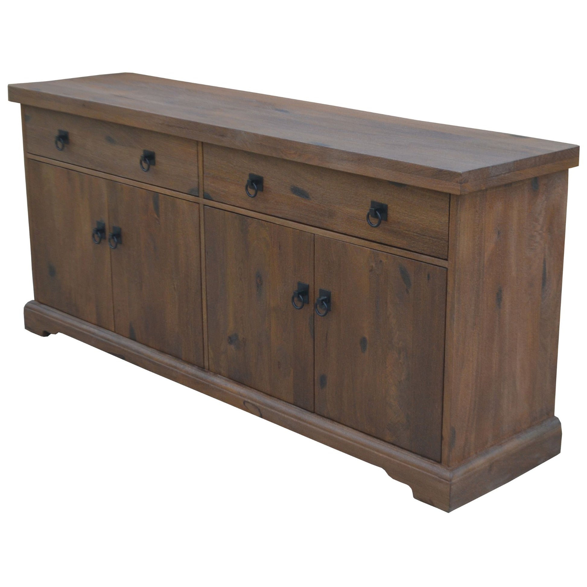 Florence  Buffet Table 180cm 2 Door 4 Drawer Solid Mango Timber Wood - Cosy Abode