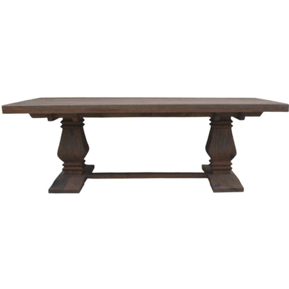 Florence  Coffee Table 140cm Pedestal Solid Timber Wood French Provincial - Cosy Abode