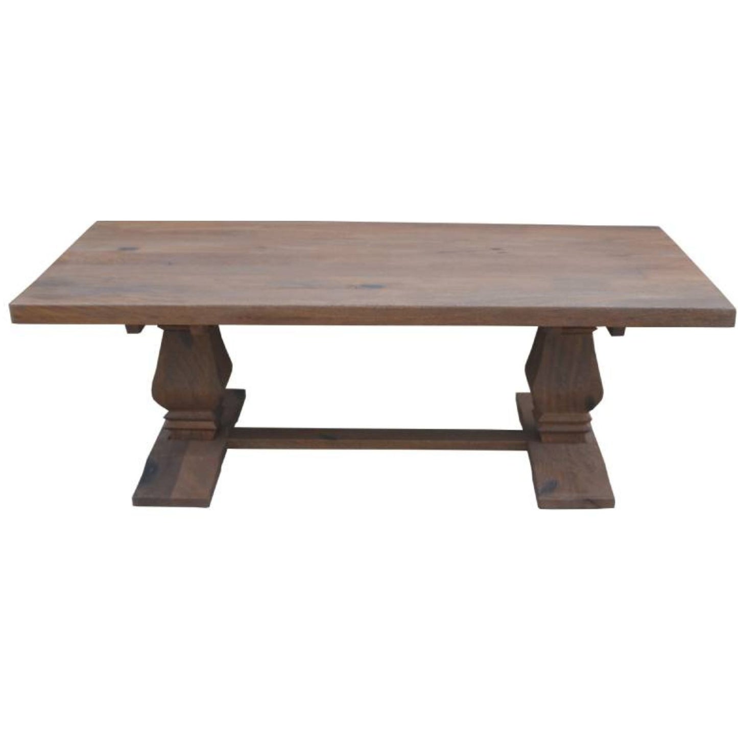 Florence  Coffee Table 140cm Pedestal Solid Timber Wood French Provincial - Cosy Abode