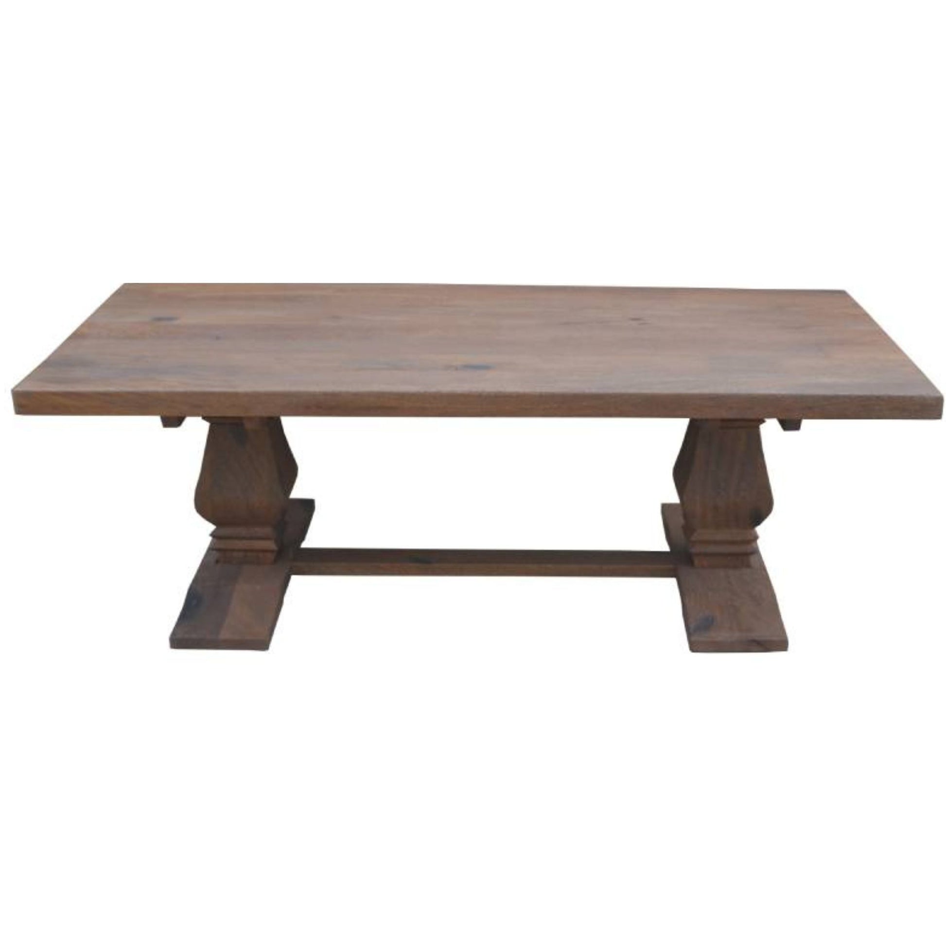 Florence  Coffee Table 140cm Pedestal Solid Timber Wood French Provincial - Cosy Abode