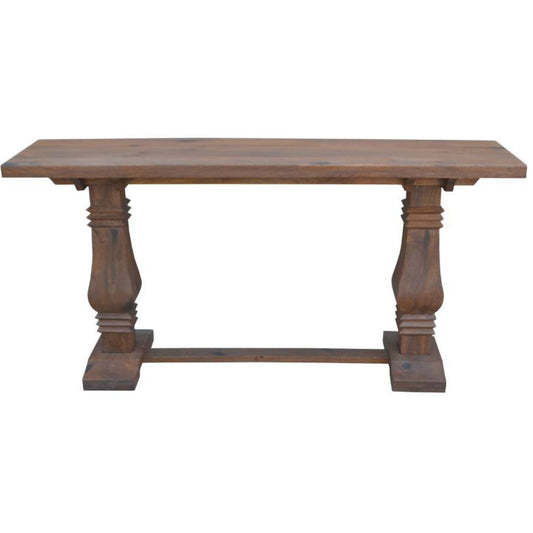 Florence  Console Hall Entrance Table 160cm Pedestal Timber French Provincial - Cosy Abode