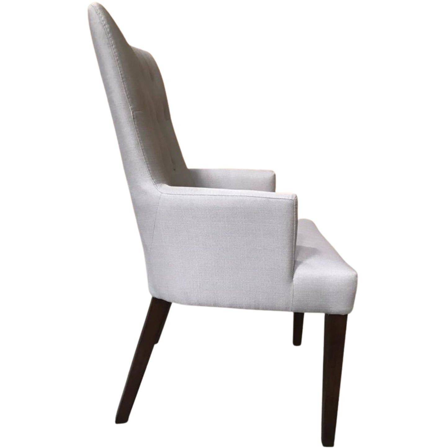 Florence  Set of 2 Carver Fabric Dining Chair French Provincial Solid Timber - Cosy Abode