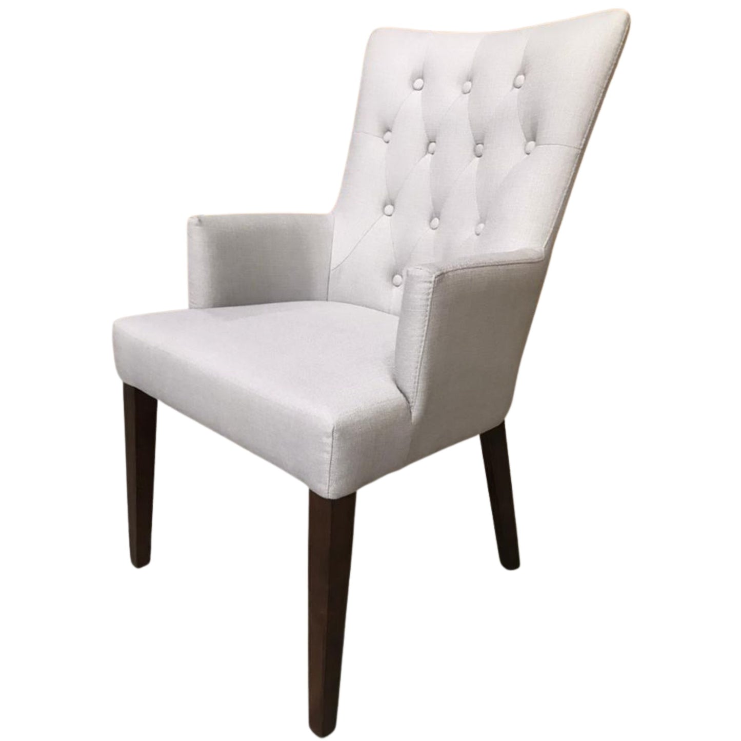 Florence  Set of 3 Carver Fabric Dining Chair French Provincial Solid Timber - Cosy Abode