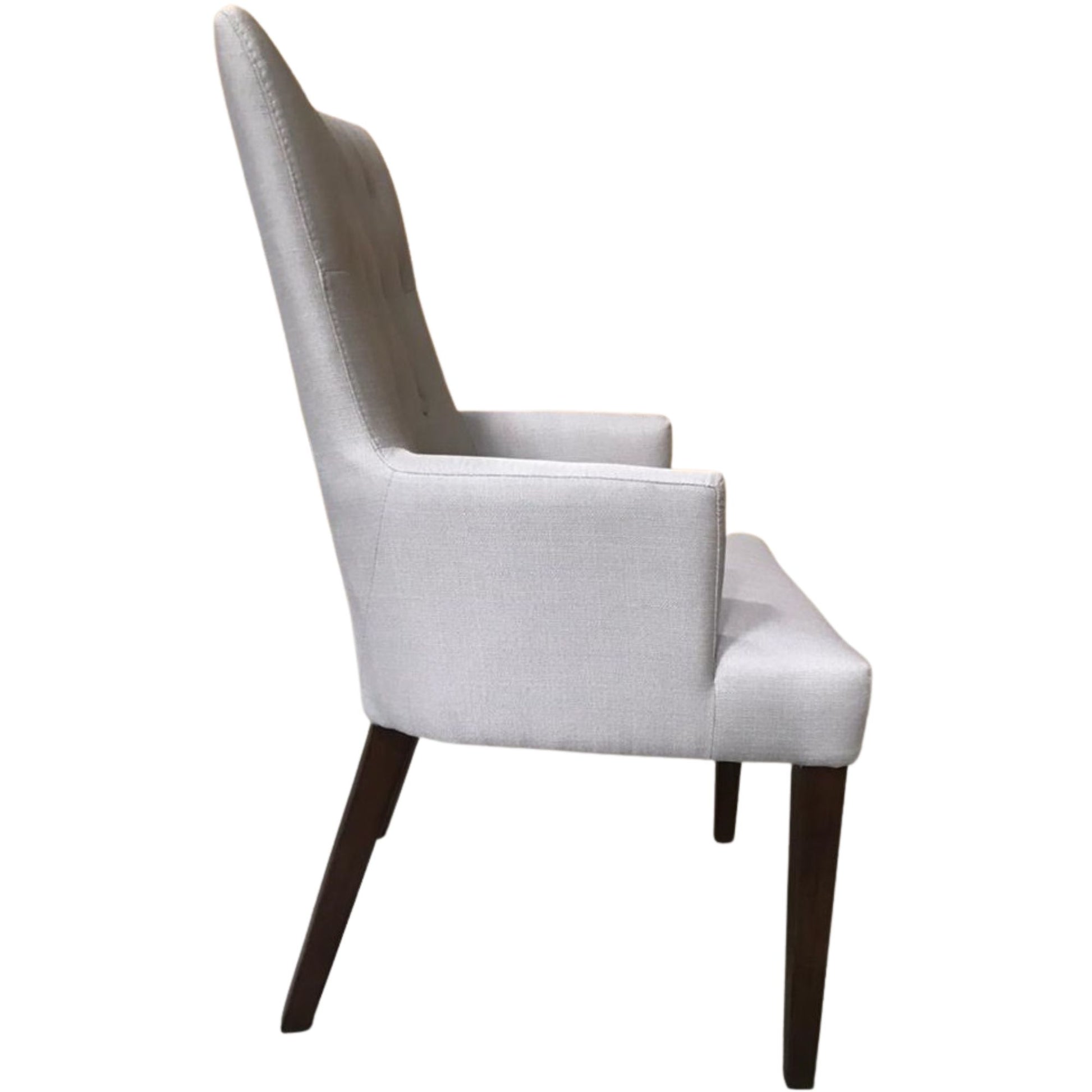 Florence  Set of 4 Carver Fabric Dining Chair French Provincial Solid Timber - Cosy Abode