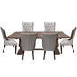 Florence  7pc Dining Table Set 180cm with 6 Fabric Chair French Provincial - Cosy Abode