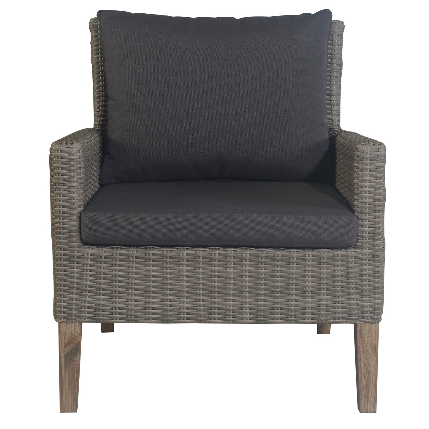 Byron 3pc Rattan Outdoor Sofa Set 2 Seater Wicker Lounge 2 Arm Chair - Cosy Abode