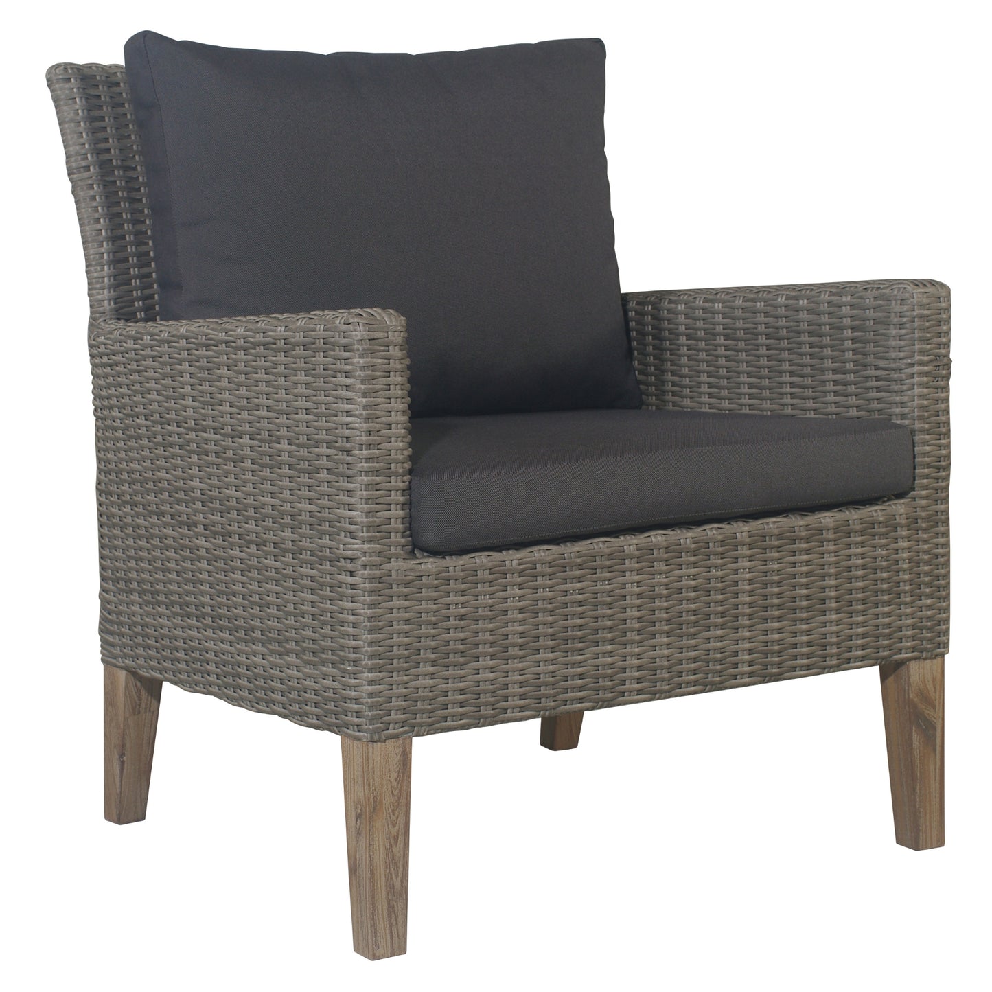 Byron 3pc Rattan Outdoor Sofa Set 2 Seater Wicker Lounge 2 Arm Chair - Cosy Abode