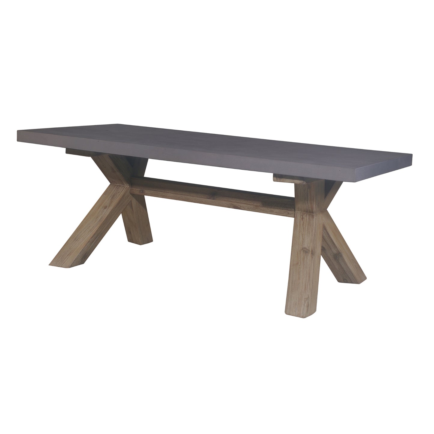 Byron Outdoor PolyCement Top Coffee Table Grey - Cosy Abode