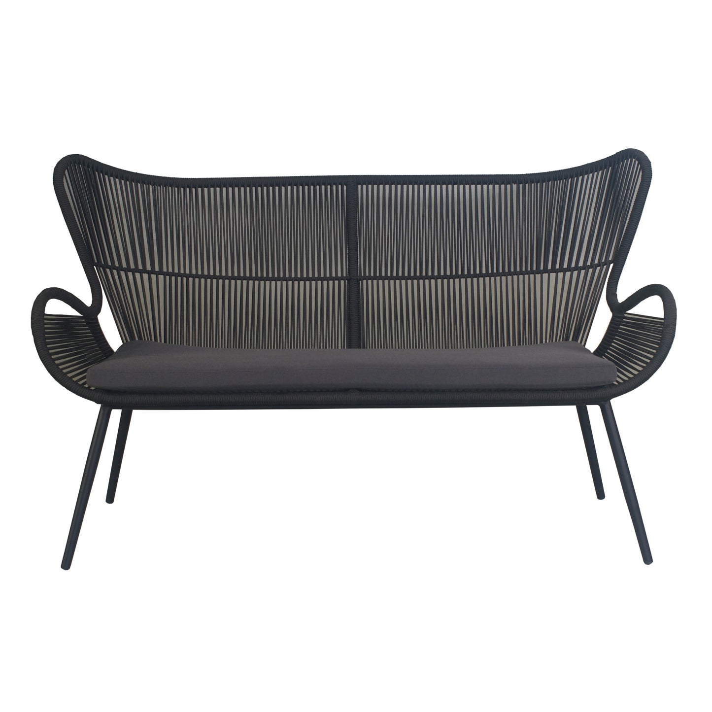 Cairns 4pc Outdoor Sofa Set with Cement Top Coffee Table - Cosy Abode