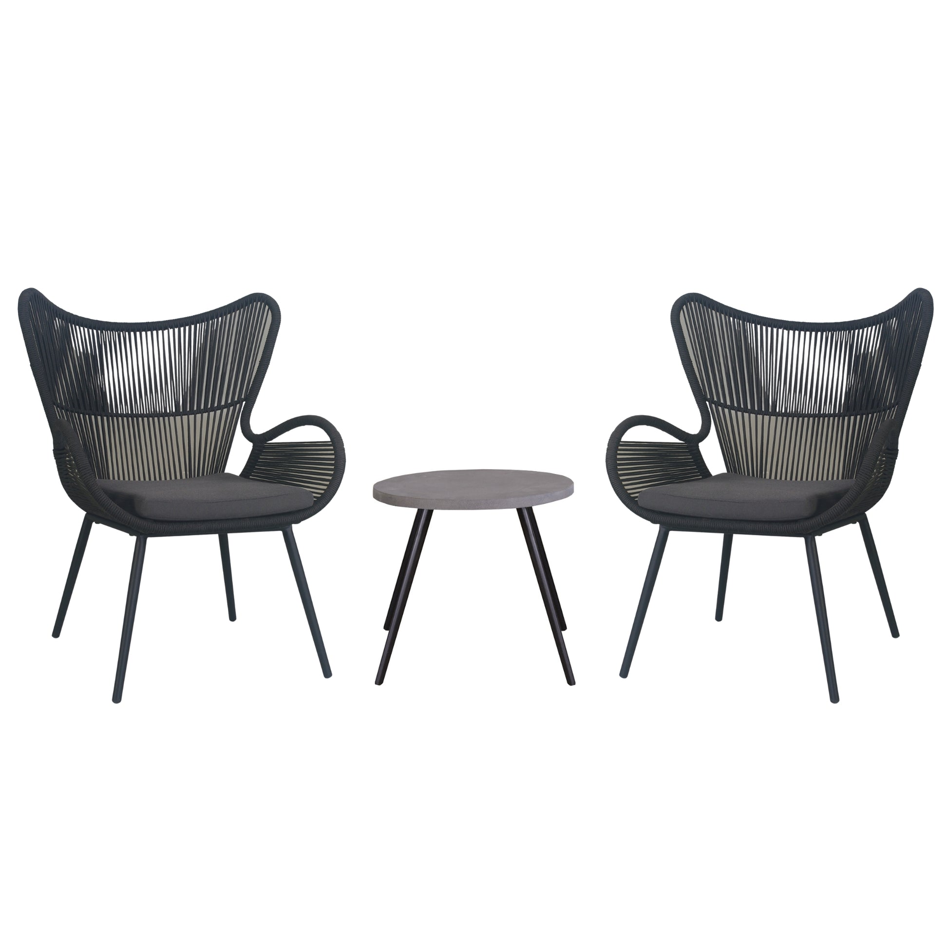 Cairns 3pc Outdoor Sofa Set Lounge 2 Chair - Cosy Abode