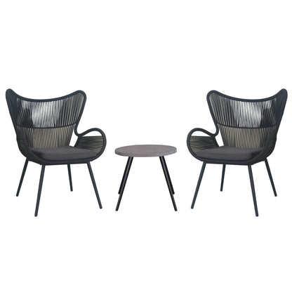 Cairns 3pc Outdoor Sofa Set Lounge 2 Chair - Cosy Abode