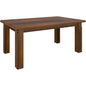 Umber 7pc Dining Set 180cm Table 6 Chair Solid Pine Wood Timber - Dark Brown - Cosy Abode