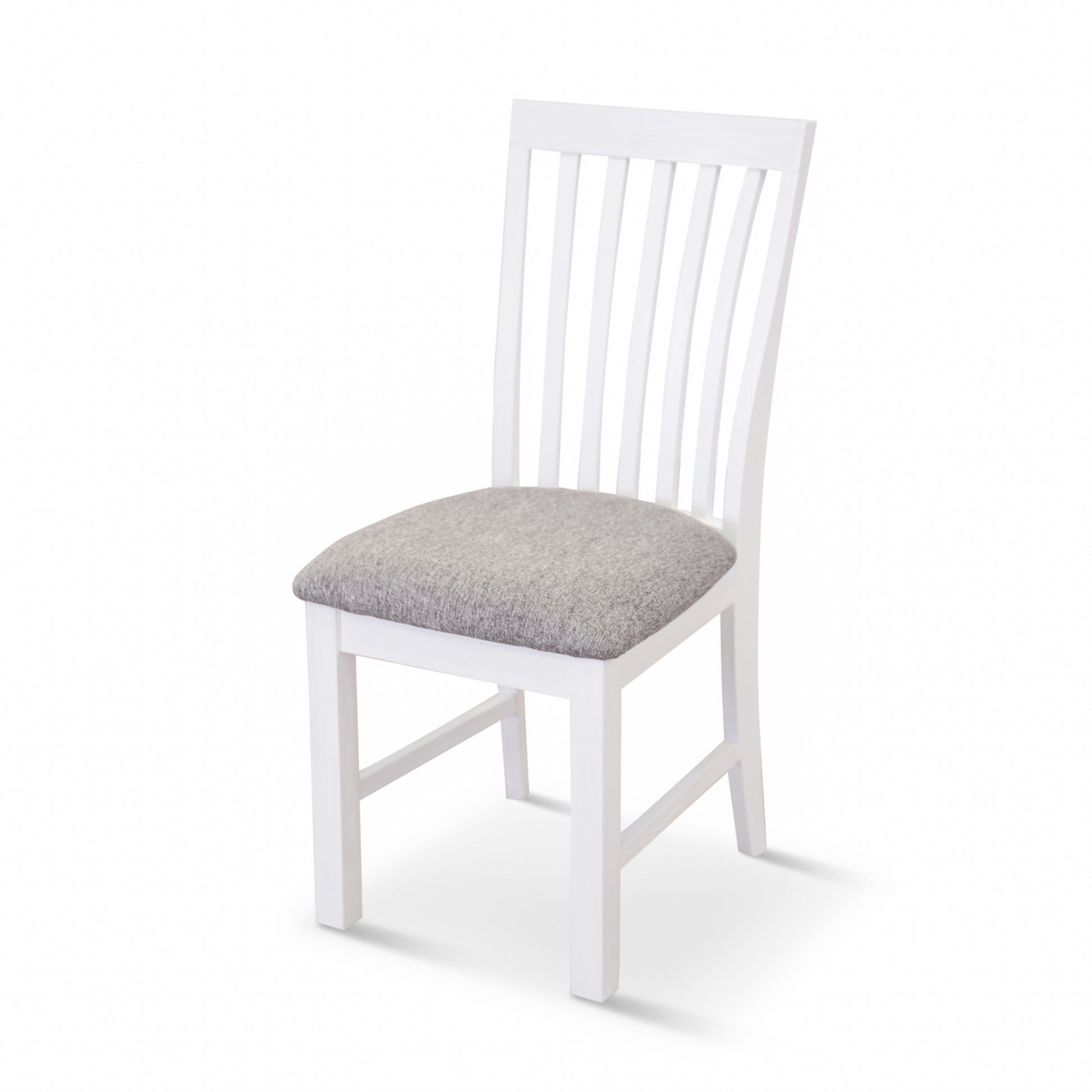 Laelia Dining Chair Set of 4 Solid Acacia Timber Wood Coastal Furniture - White - Cosy Abode