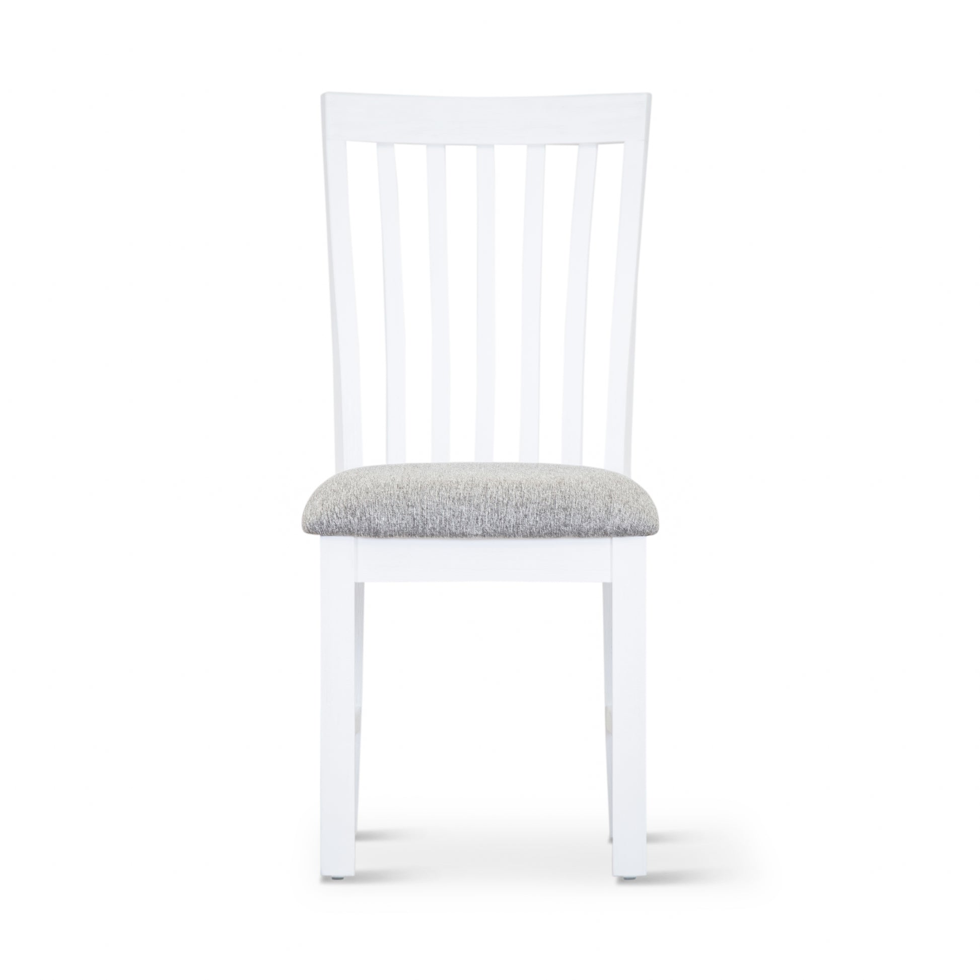 Laelia Dining Chair Set of 6 Solid Acacia Timber Wood Coastal Furniture - White - Cosy Abode