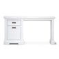 Laelia Study Computer Desk 150cm Office Executive Table Solid Acacia Wood -White - Cosy Abode