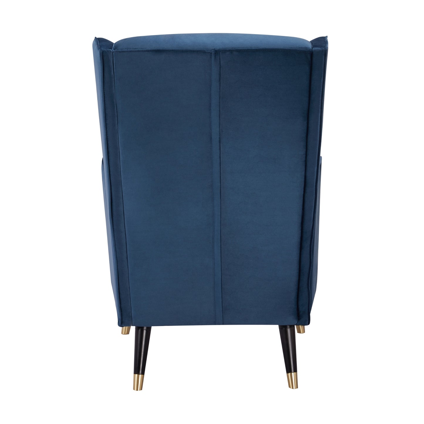 Vivian Accent Sofa Arm Chair Fabric Uplholstered Lounge Couch - Navy - Cosy Abode