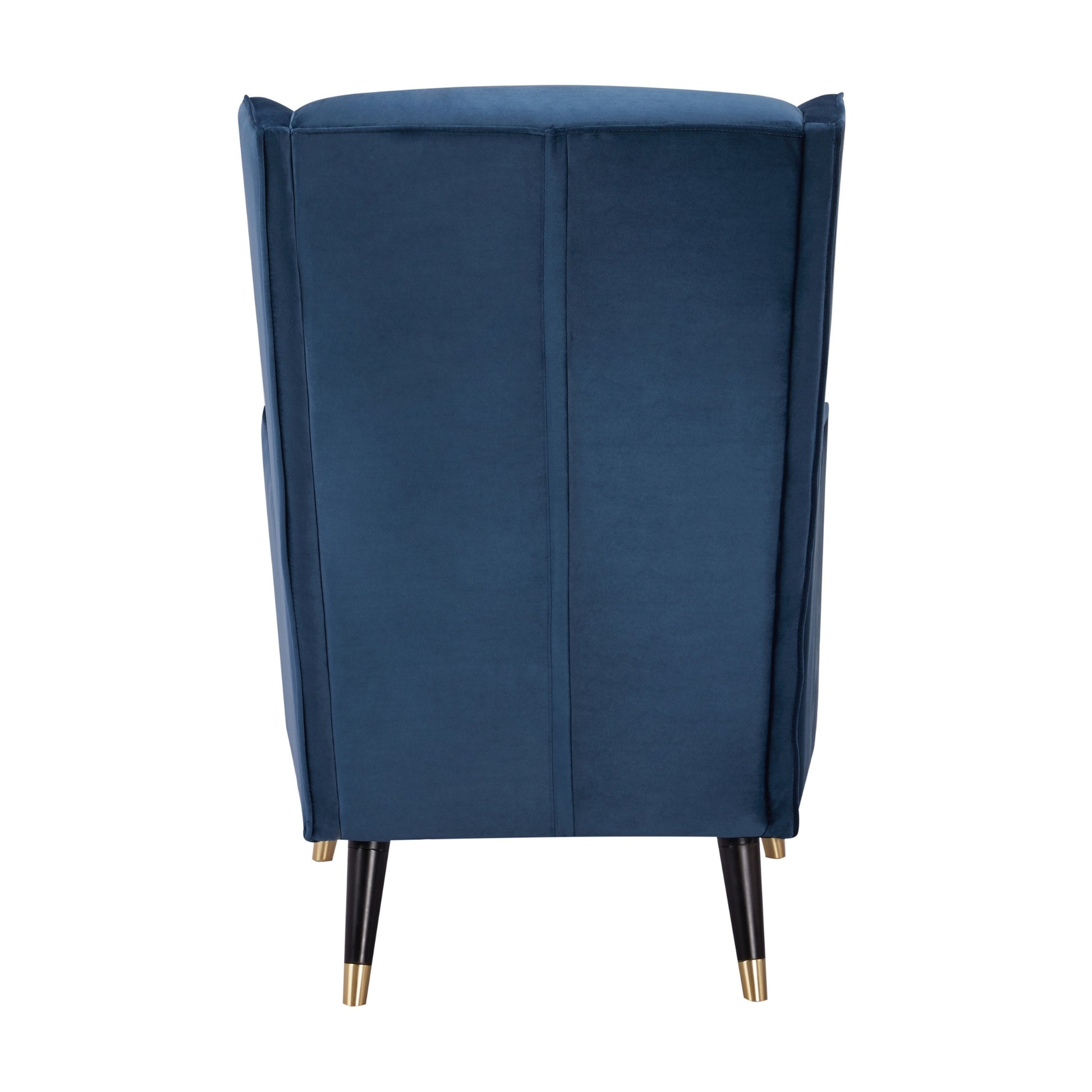 Vivian Accent Sofa Arm Chair Fabric Uplholstered Lounge Couch - Navy - Cosy Abode