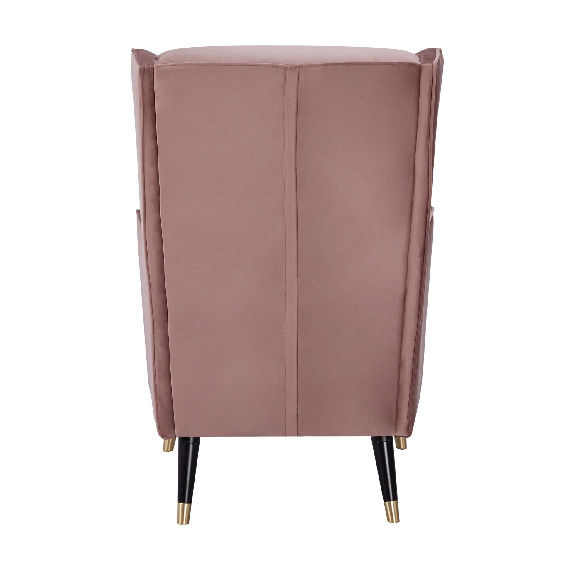 Vivian Accent Sofa Arm Chair Fabric Uplholstered Lounge Couch - Blush - Cosy Abode