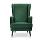 Vivian Accent Sofa Arm Chair Fabric Uplholstered Lounge Couch - Green - Cosy Abode